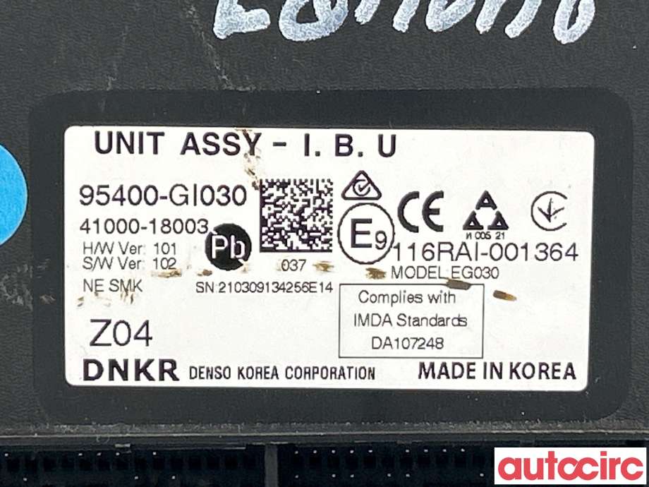 Styreenhet comfort (BCM) til Hyundai Ioniq 5 2021-->> (HYUNDAI|95400GI030)