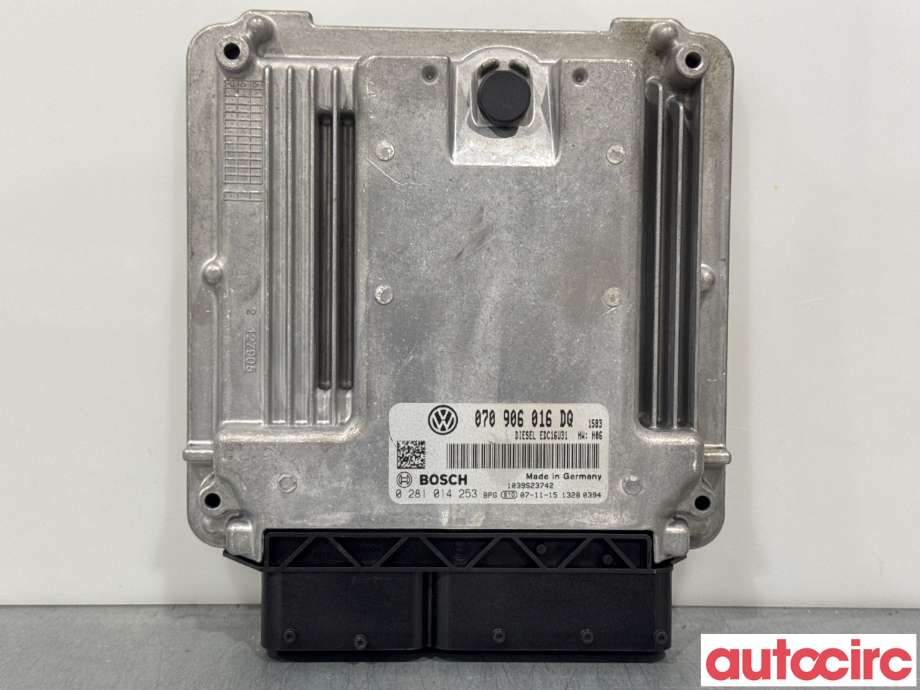 Styreenhet motor til VW Transporter / Caravelle 2003-2009 (Fase 1) (T5) (T5) (VOLKSWAGEN|070906016DQ|0281014253|070906016EA)