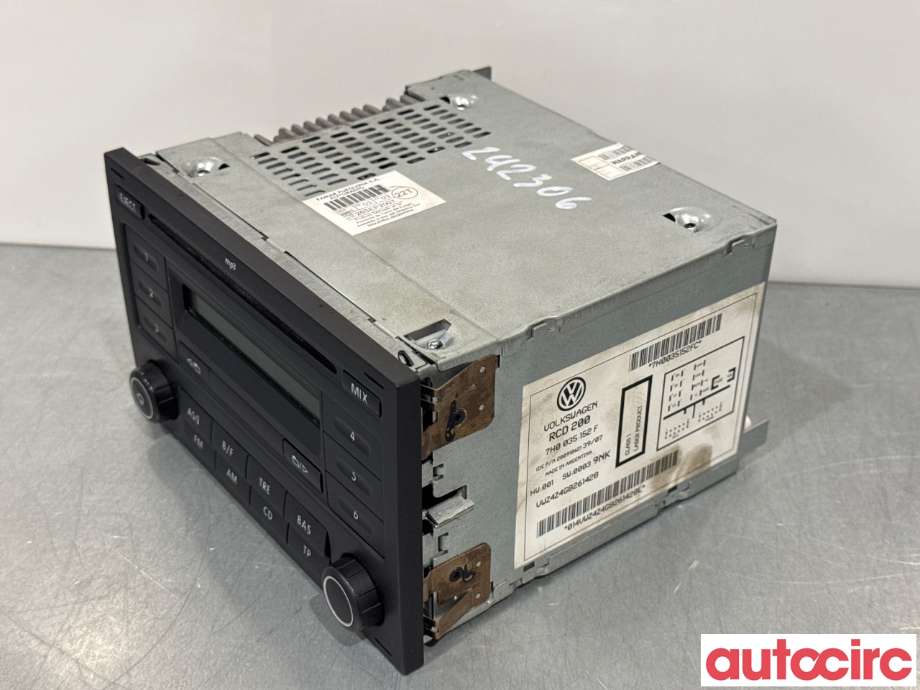 Bilstereo til VW Transporter / Caravelle 2003-2009 (Fase 1) (T5) (T5) (VOLKSWAGEN|NO NR|28091062|7H0035152F)