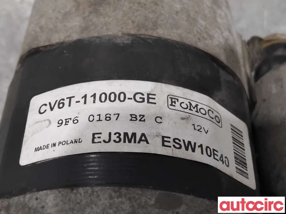 Starter til Ford Focus 2014-2018 (Type III, Fase 2)  (FORD|2380314|ESW10E40|CV6T-11000-GE)