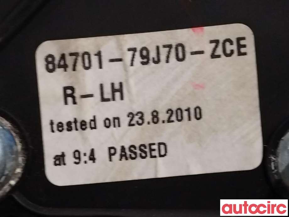 Speil høyre til Suzuki SX4 2009-2013 (Type I, Fase 2) (SUZUKI|84701-79J70-ZCE)