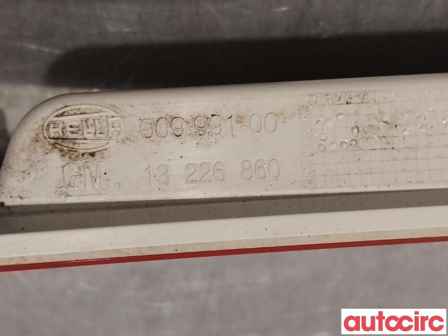 Baklykt bremselys bakrute til Opel Insignia A 2009-2014  (OPEL|13226842|13226860)