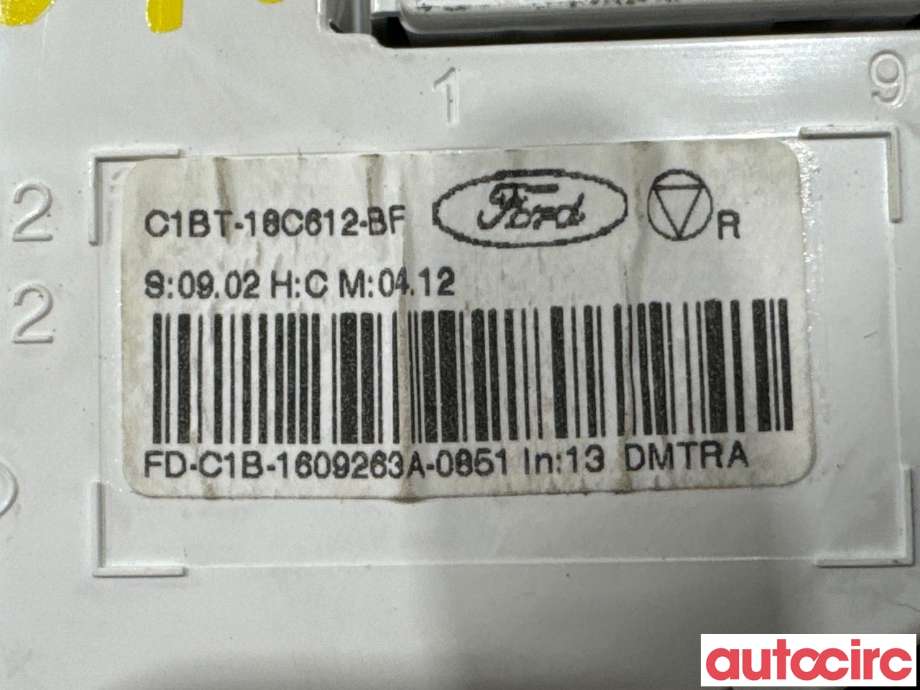 Varmeapparat betjening til Ford Fiesta 2013-2017 (Type VI, Fase 2)  (FORD|1935901||C1BT-18C612-BF)