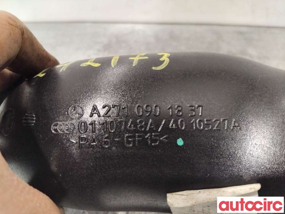 Turbo rør til Mercedes SLK 2005-2011 (R171) (R171) (MERCEDES|A2710901837|)