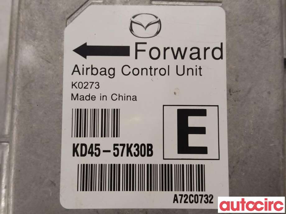 Airbag elektronikk til Mazda CX-5 2012-2017 (Type I)  (MAZDA|KD45-57-K30B|KD45-57K30B)