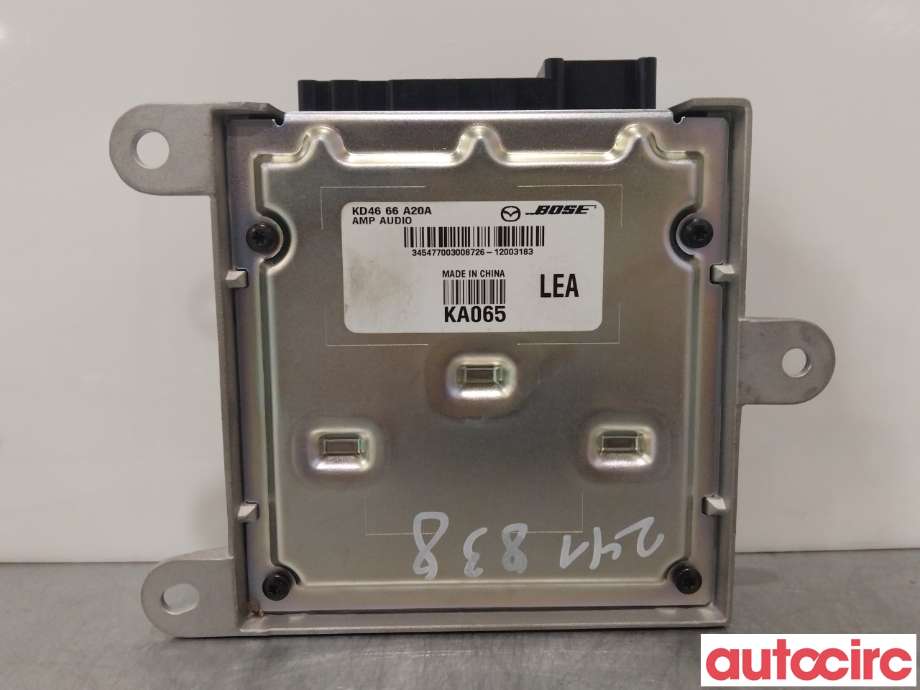 Bilstereo forsterker til Mazda CX-5 2012-2017 (Type I)  (MAZDA|KD46-66-A20A)