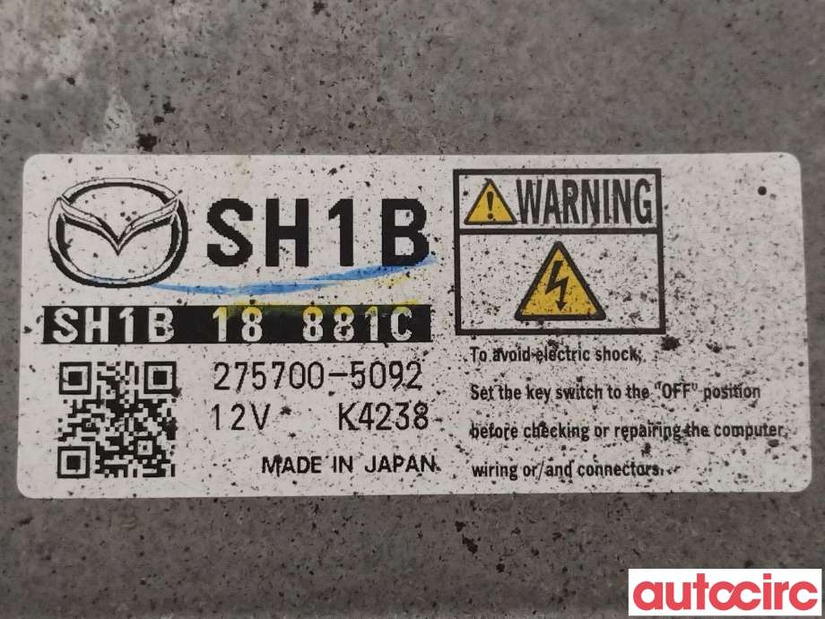 Styreenhet motor til Mazda CX-5 2012-2017 (Type I)  (MAZDA|SHY4-18-881M|SH1B-18-881C)