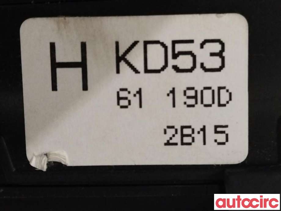 Varmeapparat betjening til Mazda CX-5 2012-2017 (Type I)  (MAZDA|KR84-61-190B|KD53-61-190D)