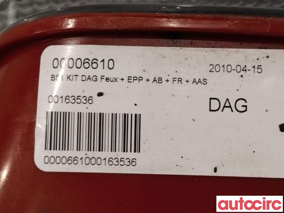 Baklykt fra støtfanger til Citroën C4 2004-2011 (Type I)  (CITROEN|6351V1)