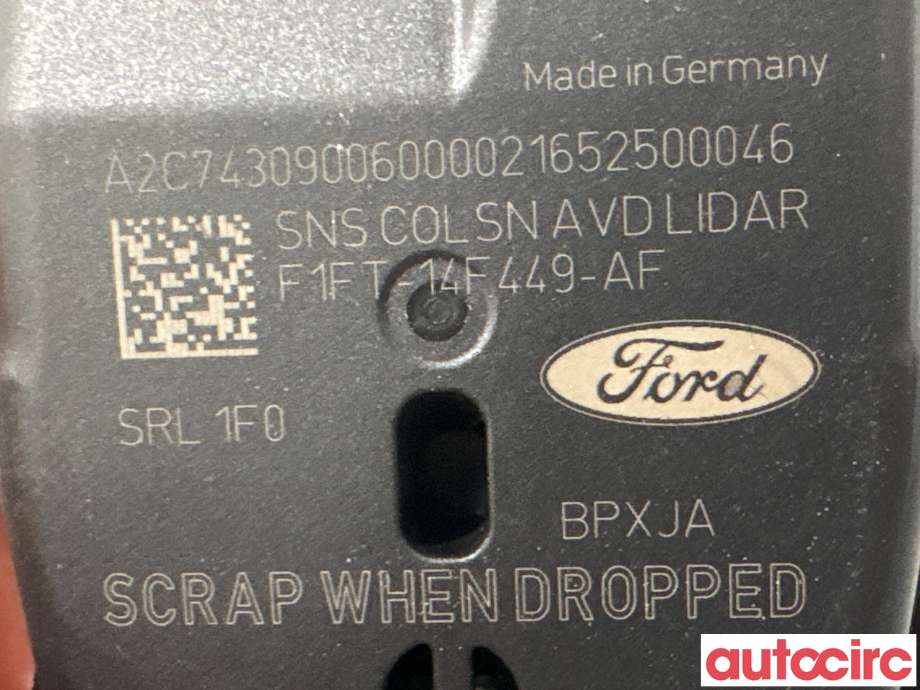 Sensor radar til Ford Focus 2014-2018 (Type III, Fase 2)  (FORD|2039386||F1FT-14F449-AF)