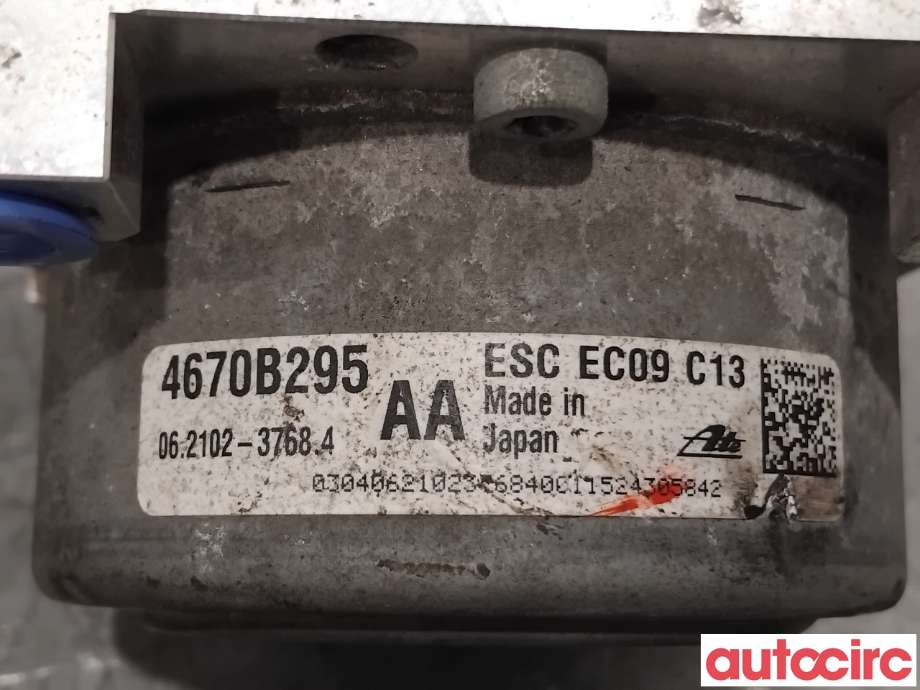 ABS sentral til Mitsubishi Outlander 2015-->> (Type III, Fase 2) (MITSUBISHI|4670B296|062109-75613|4670B295)