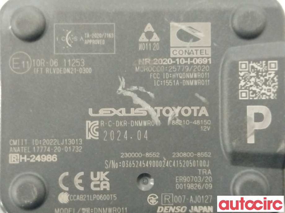 Sensor radar til Toyota Corolla 2019-->> (TOYOTA|8821048170||8821048150)