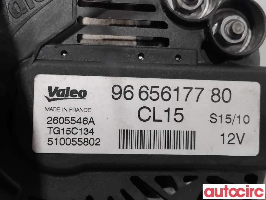 Dynamo til Citroën C4 2004-2011 (Type I) (CITROEN|5705EY|TG15C134|9665617780)
