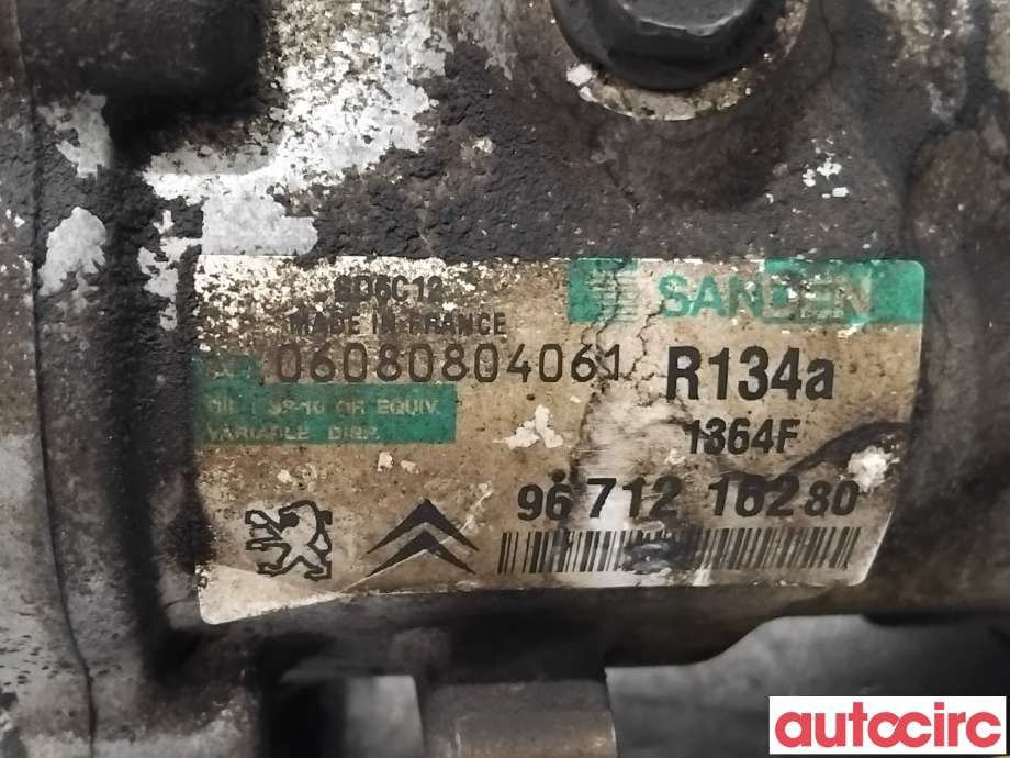 Aircondition kompressor til Citroën C4 2004-2011 (Type I) (CITROEN|648709|SD6C121364|1671553680)