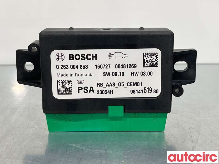 Styreenhet parkering til Peugeot 2008 2013-2019 (Type I)  (PEUGEOT|1611552780|0263004853)