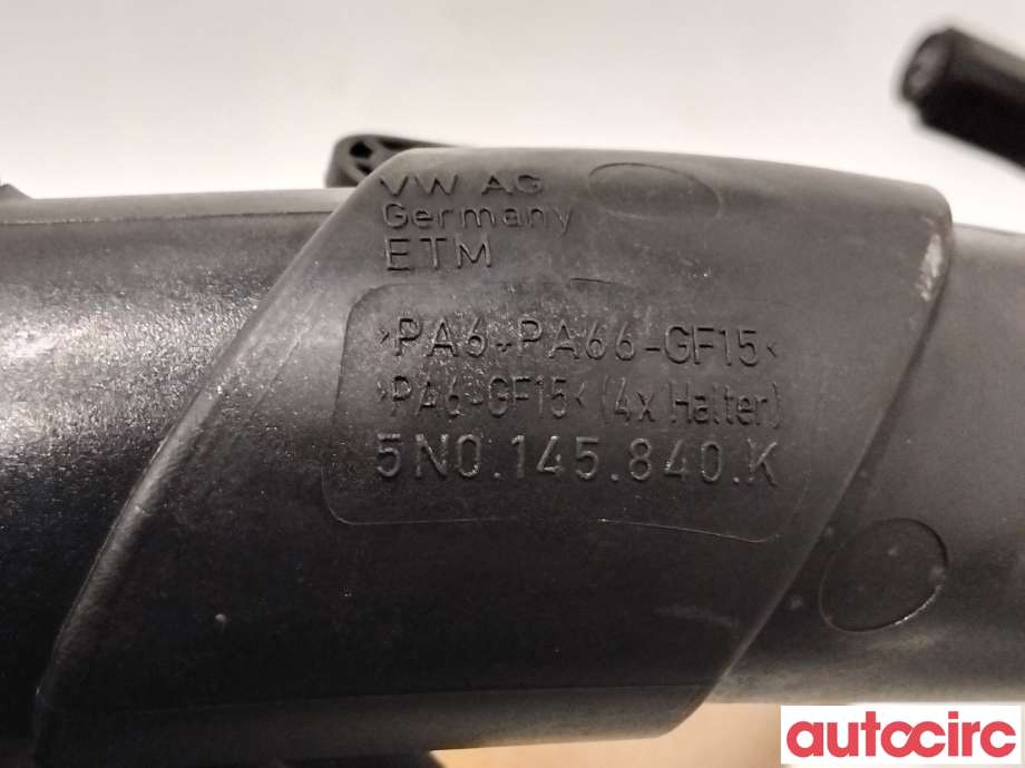 Turbo rør til VW Golf VI 2008-2012  (VOLKSWAGEN|1K0145840AE||5N0145840K)