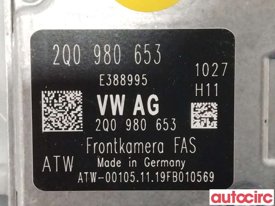 Kamera til VW Passat 2015-2019 (Fase 1) (B8) (B8) (VOLKSWAGEN|2Q0980653)