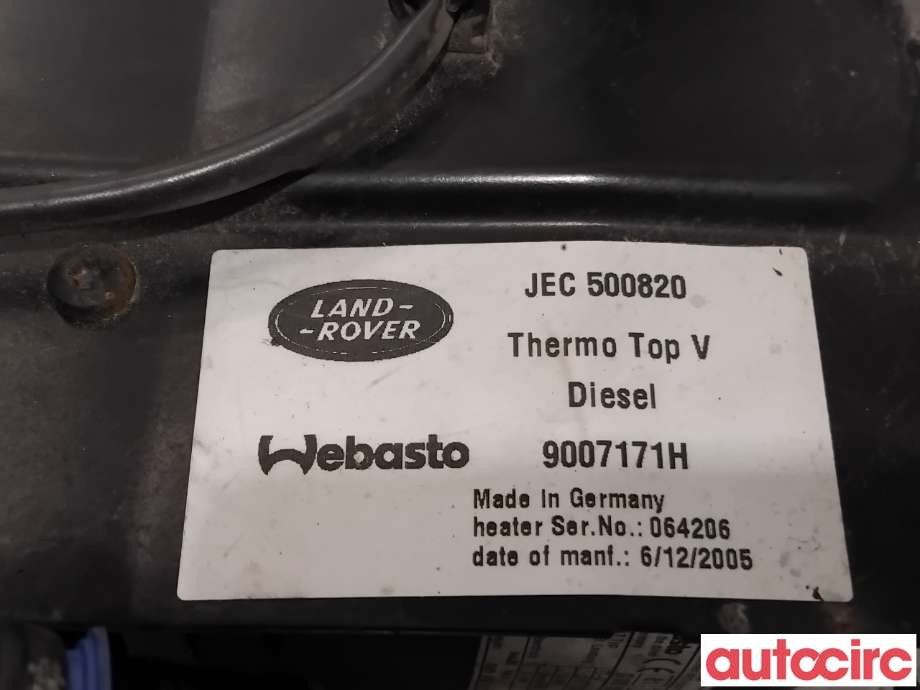 Dieselvarmer til Land Rover Discovery 2005-2009 (Type III)  (LAND-ROVER|JEC000790|9007171H|LR041254)