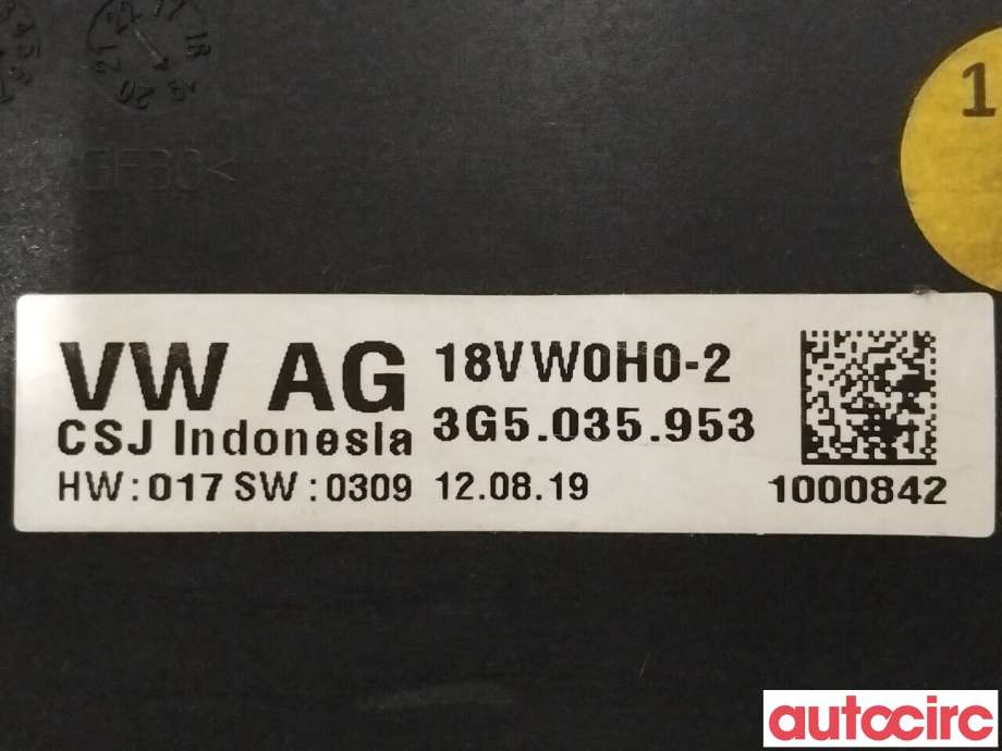Styreenhet diverse til VW Passat 2015-2019 (Fase 1) (B8) (B8) (VOLKSWAGEN|3G5035953|)