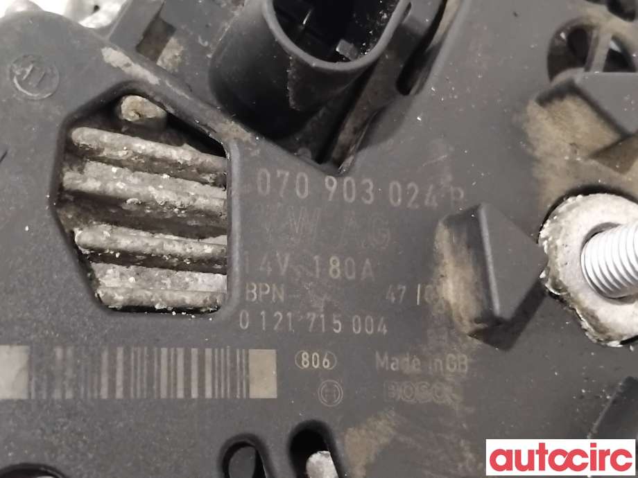 Dynamo til VW Transporter / Caravelle 2003-2009 (Fase 1) (T5) (T5) (VOLKSWAGEN|070903139BX|0121715004|070903024B)