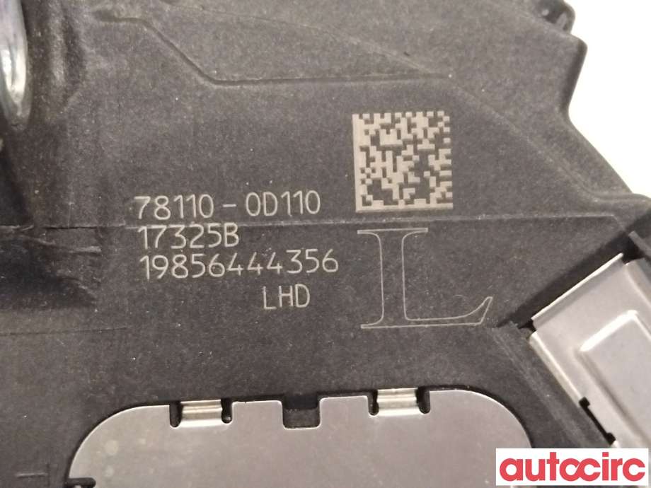 Pedal gass til Toyota Yaris 2014-2020 (Type III, Fase 2)  (TOYOTA|781100D110)