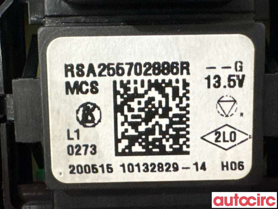 Bryter speil til Renault Zoe 2013-2019 (Fase 1)  (RENAULT|255702886R|10132829-14)