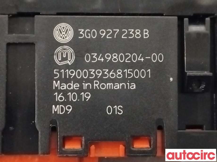 Bryter diverse til VW Passat 2015-2019 (Fase 1) (B8) (B8) (VOLKSWAGEN|3G0927238B)