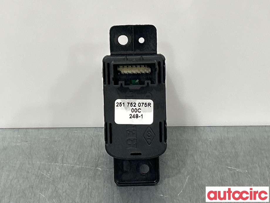 Bryter elektrisk håndbrekk/parkbrems til Renault Zoe 2013-2019 (Fase 1)  (RENAULT|251752075R)