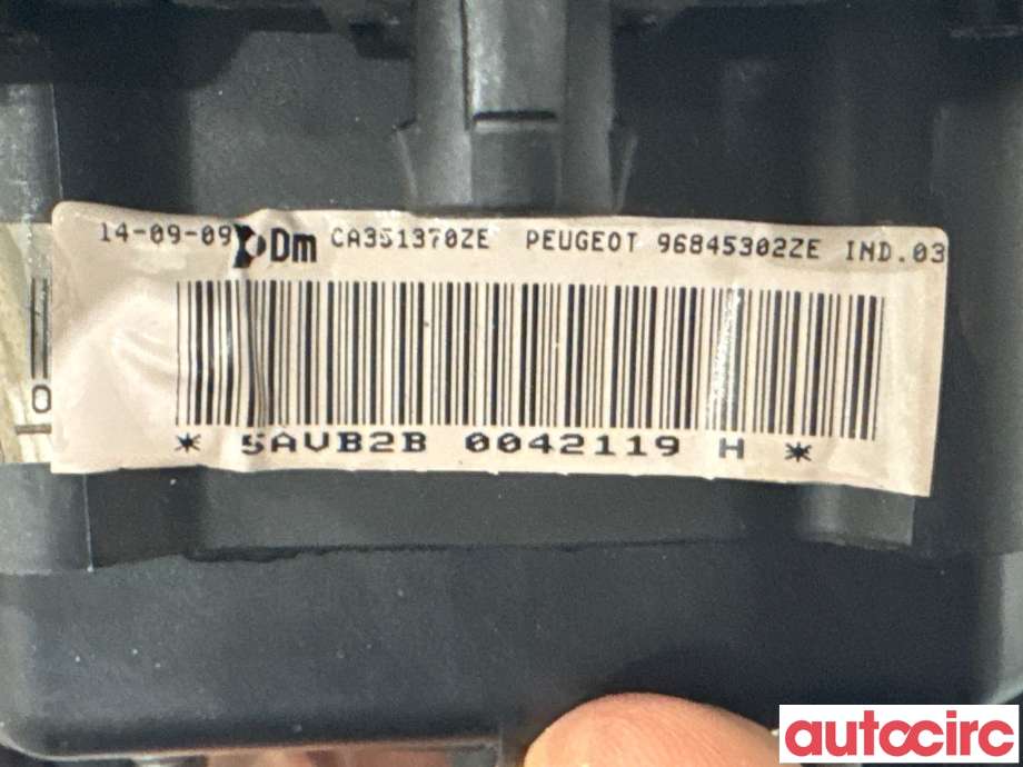 Airbag rattpute til Peugeot 308 2011-2013 (Type I, Fase 2)  (PEUGEOT|4112QQ||96845302ZE)