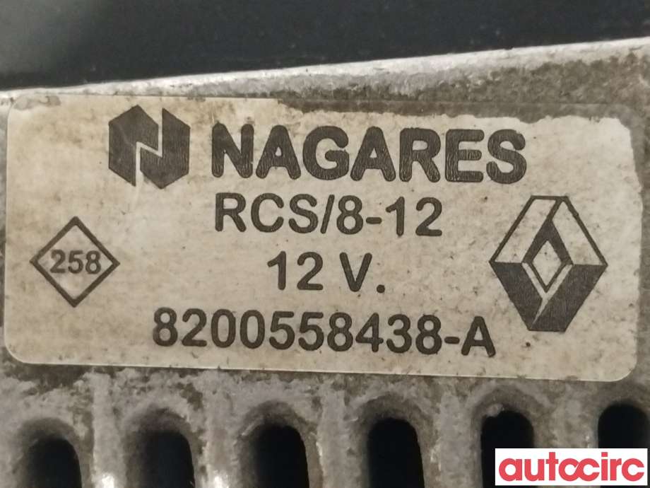 Rele gløde til Nissan Qashqai 2010-2014 (Type I, Fase 2) (NISSAN|11067JD50B|8200558438A)