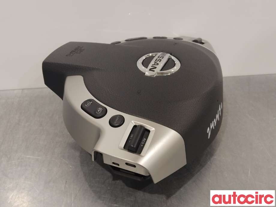 Airbag rattpute til Nissan Qashqai 2010-2014 (Type I, Fase 2)  (NISSAN|98510BR26D)
