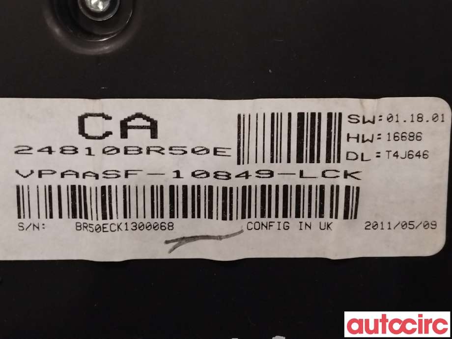 Instrumentpanel til Nissan Qashqai 2010-2014 (Type I, Fase 2) (NISSAN|24810BR50E)