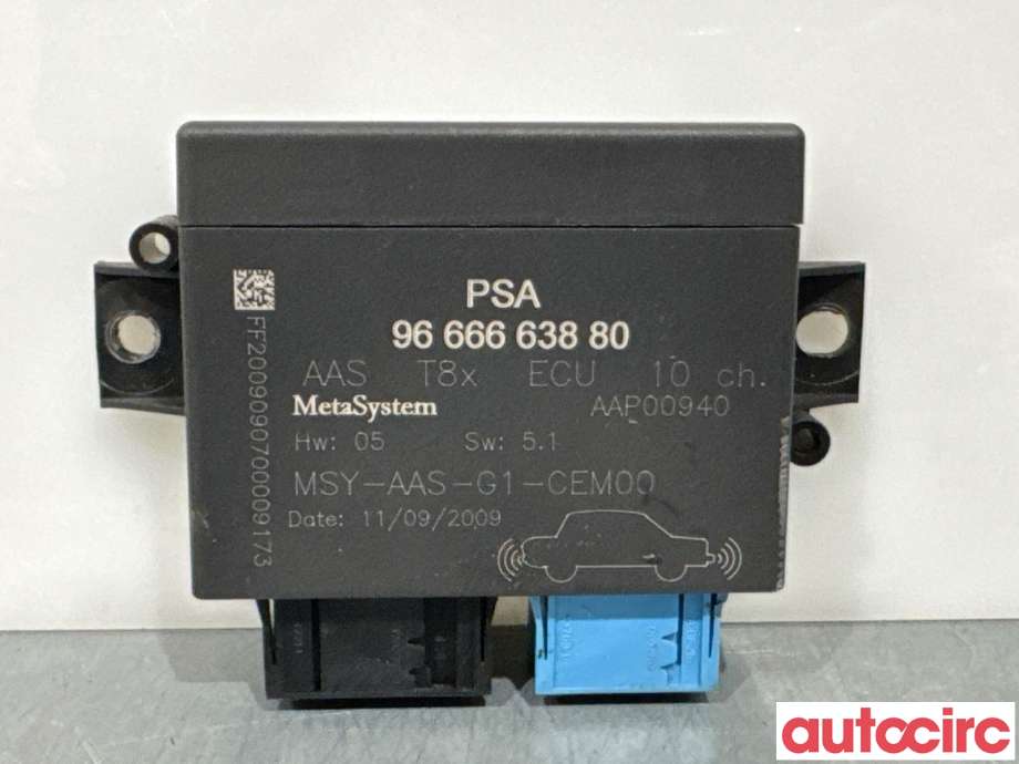 Styreenhet parkering til Peugeot 3008, 2009-2016 (Type I)  (PEUGEOT|6590NN)