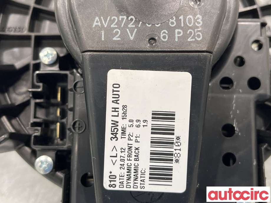 Varmeapparat motor til Toyota Avensis 2009-2015 (Type III, Fase 1)  (TOYOTA|8710302150|AV272700-8103)