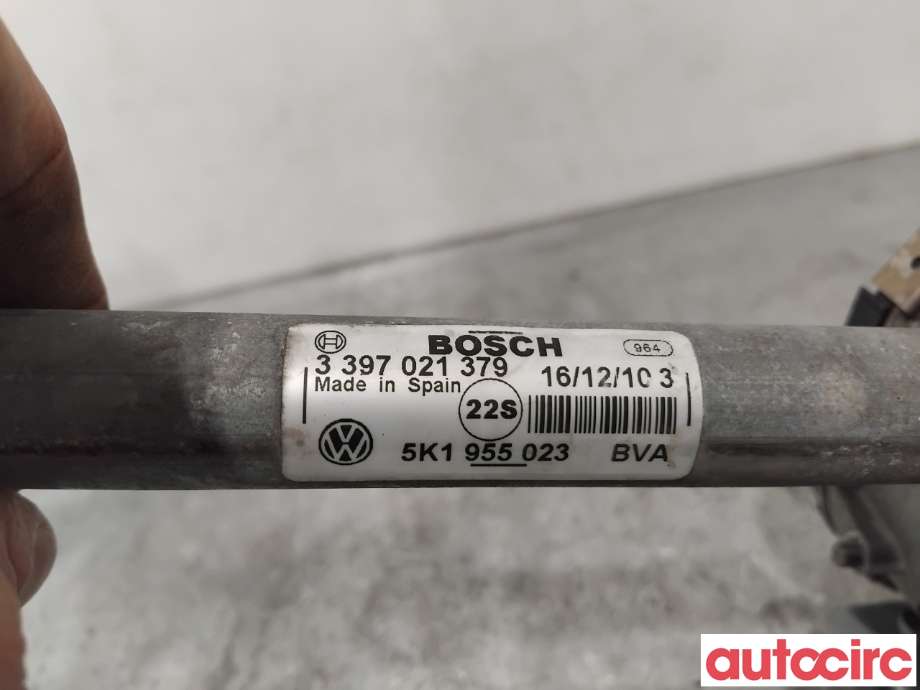 Viskermotor frontrute til VW Golf VI 2008-2012  (VOLKSWAGEN|1Q1955119B|1397220652|1Q1955119C)