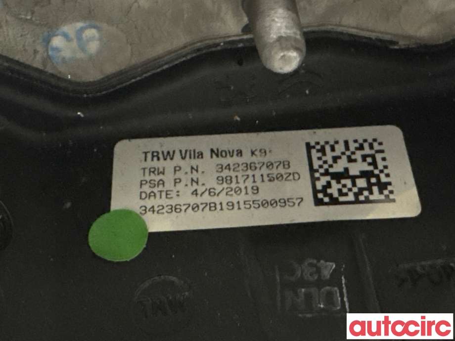 Ratt til Peugeot Partner 2015-2019 (Type II, Fase 2)  (PEUGEOT|98171150ZD|34236707B)