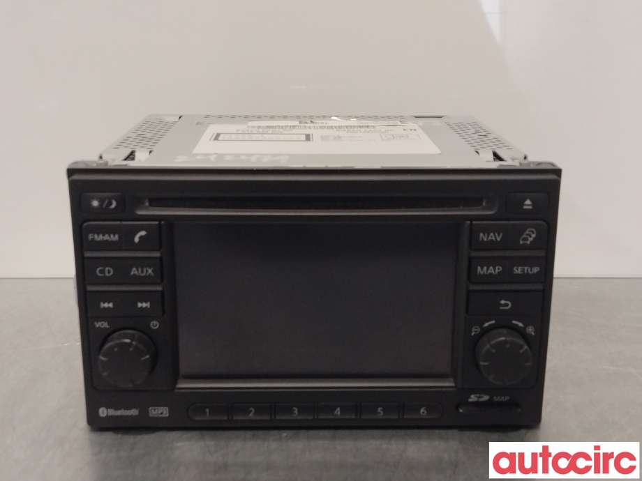 Bilstereo til Nissan Qashqai, 2010-2014 (Type I, Fase 2) (NISSAN|25915BH20C)