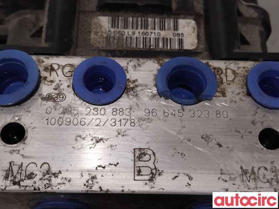 ABS sentral til Peugeot 5008 2010-2017 (Type I)  (PEUGEOT|4541QG|0265230883|1607510480)