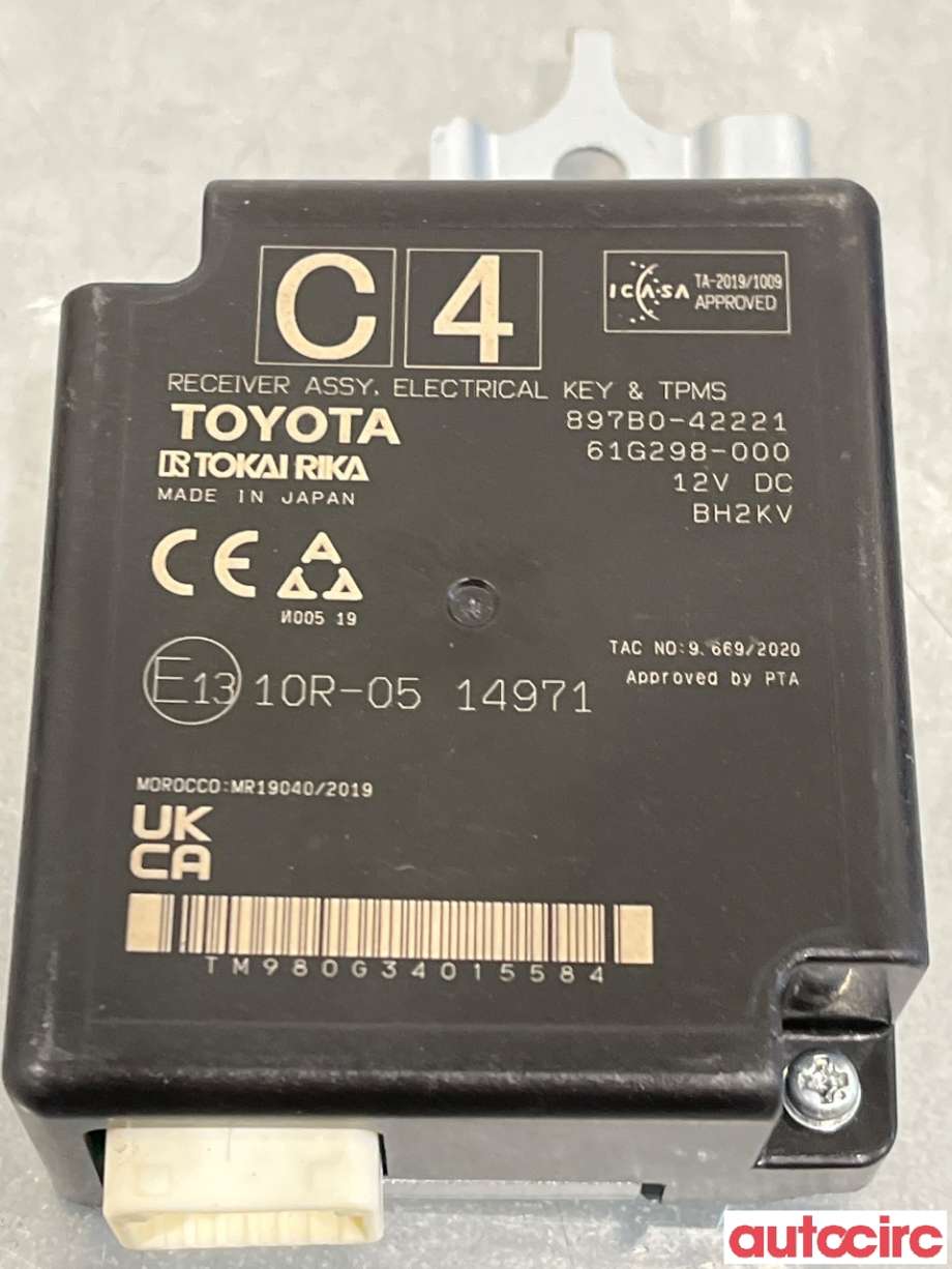 Styreenhet diverse til Toyota RAV4 2019-->> (Type V)  (TOYOTA|897B042221|897B0-42221)