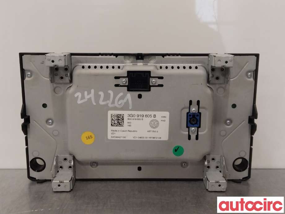Bilstereo til VW Golf VII 2012-2017 (Fase 1)  (VOLKSWAGEN|3G0919605B)