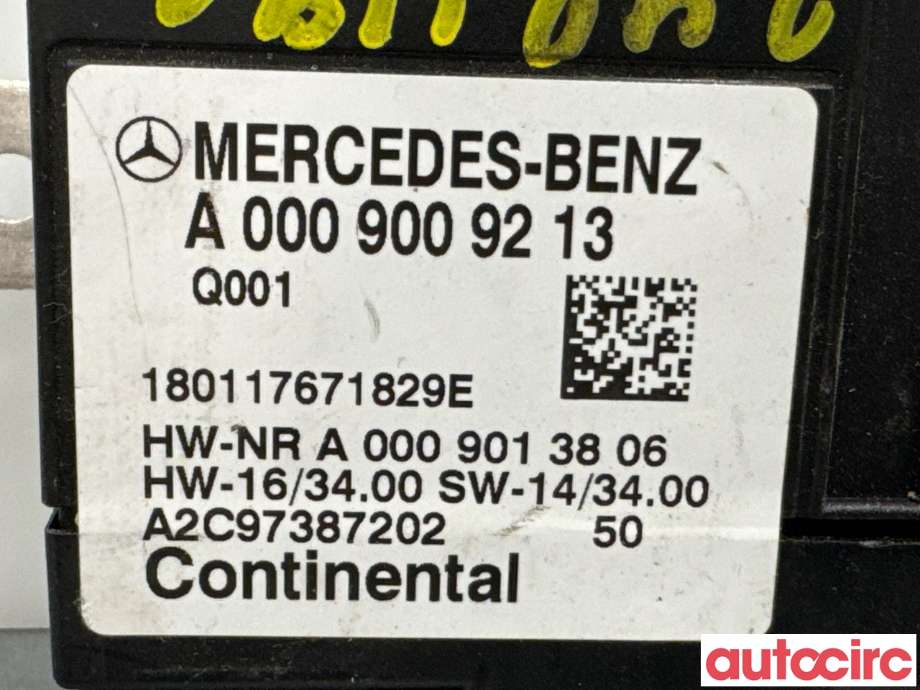 Styreenhet drivstoffpumpe til Mercedes Vito 2014-->> (W447) (W447) (MERCEDES|A0009009213|A2C97387202)