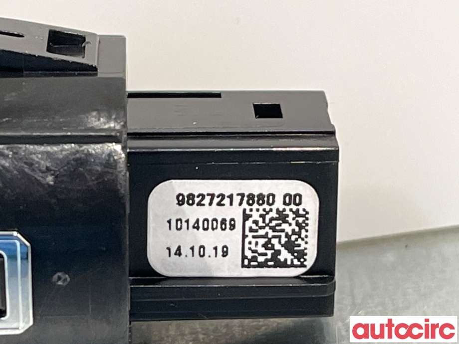 Bryter start/stopp til Peugeot 3008 2016-->> (Type II)  (PEUGEOT|9827217880)