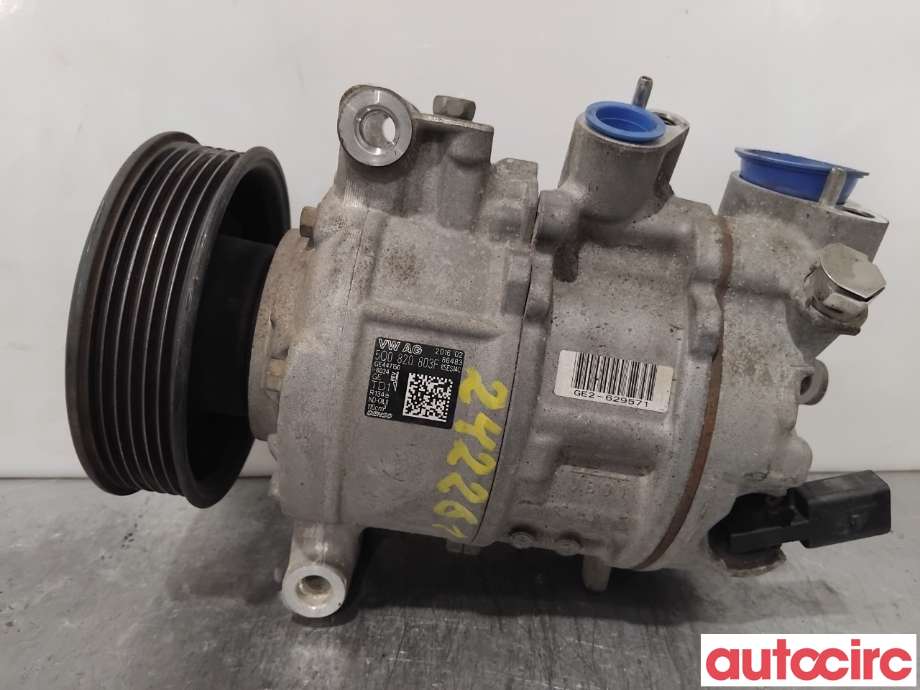 Aircondition kompressor til VW Golf VII 2012-2017 (Fase 1)  (VOLKSWAGEN|5Q0820803F|447150-6034|5Q0820803K)