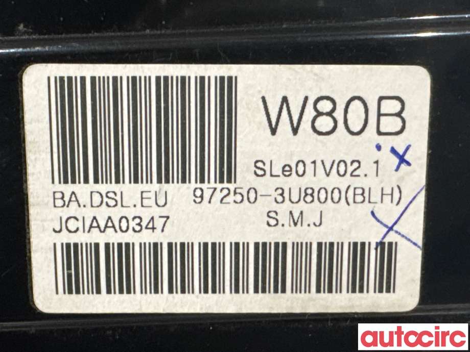 Varmeapparat betjening til Kia Sportage 2010-2016 (Type III)  (KIA|972503U800BLH||97250-3U800)