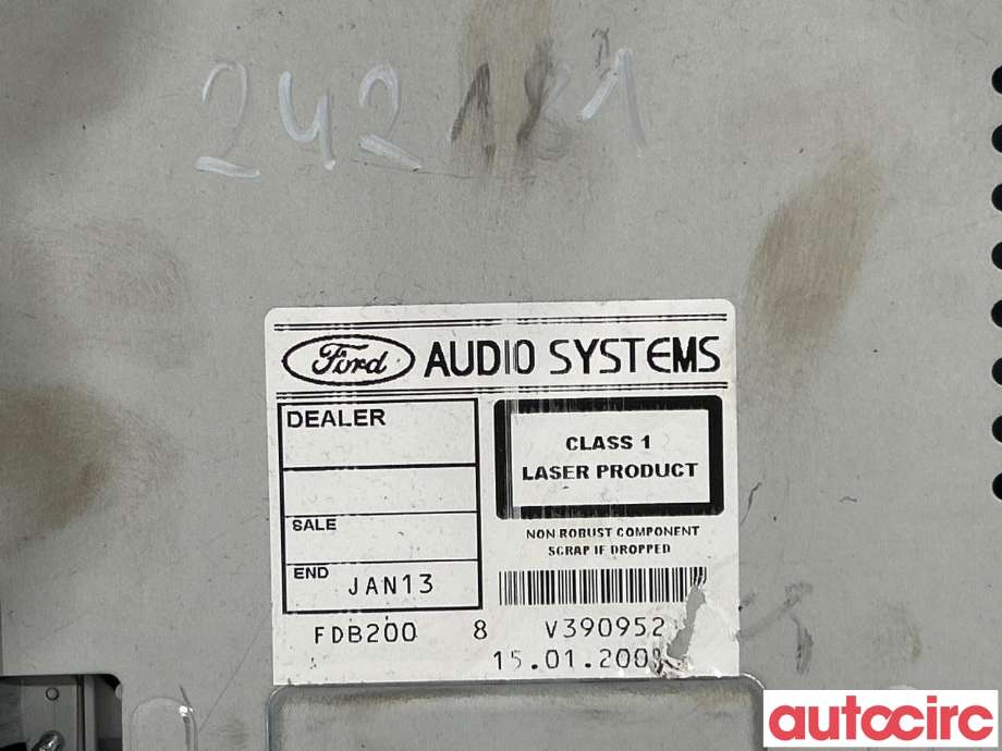 Bilstereo til Ford Fusion 2002-2012  (FORD|1927597|6S61-18C815-AJ)