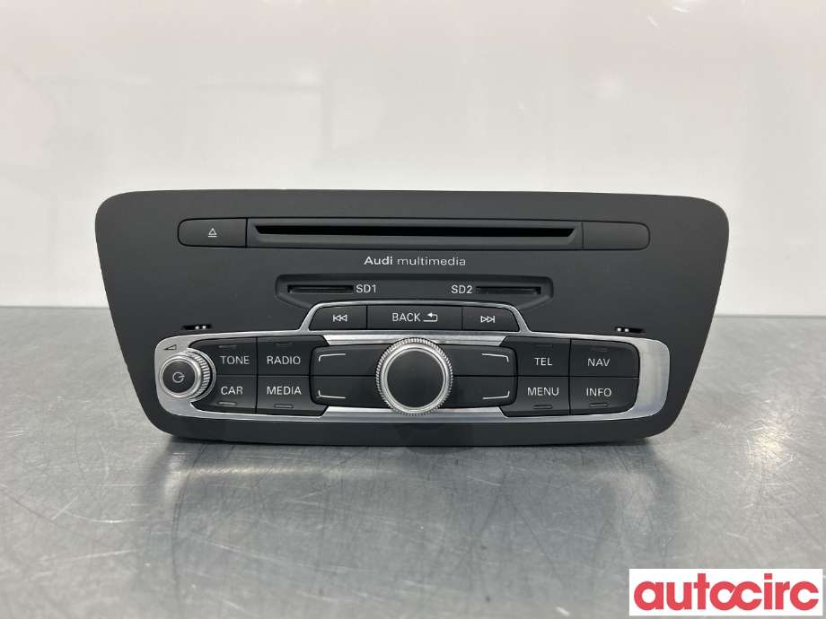 Bilstereo til Audi Q3 2011-2014 (Type I, Fase 1) (AUDI|8U0035192EX|8U0035192E|8U0035192D)