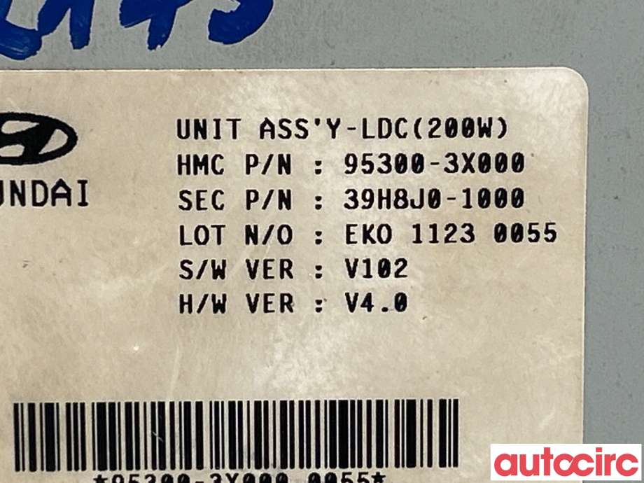 Styreenhet diverse til Hyundai i30 2012-2017 (Type II)  (HYUNDAI|953003X000)