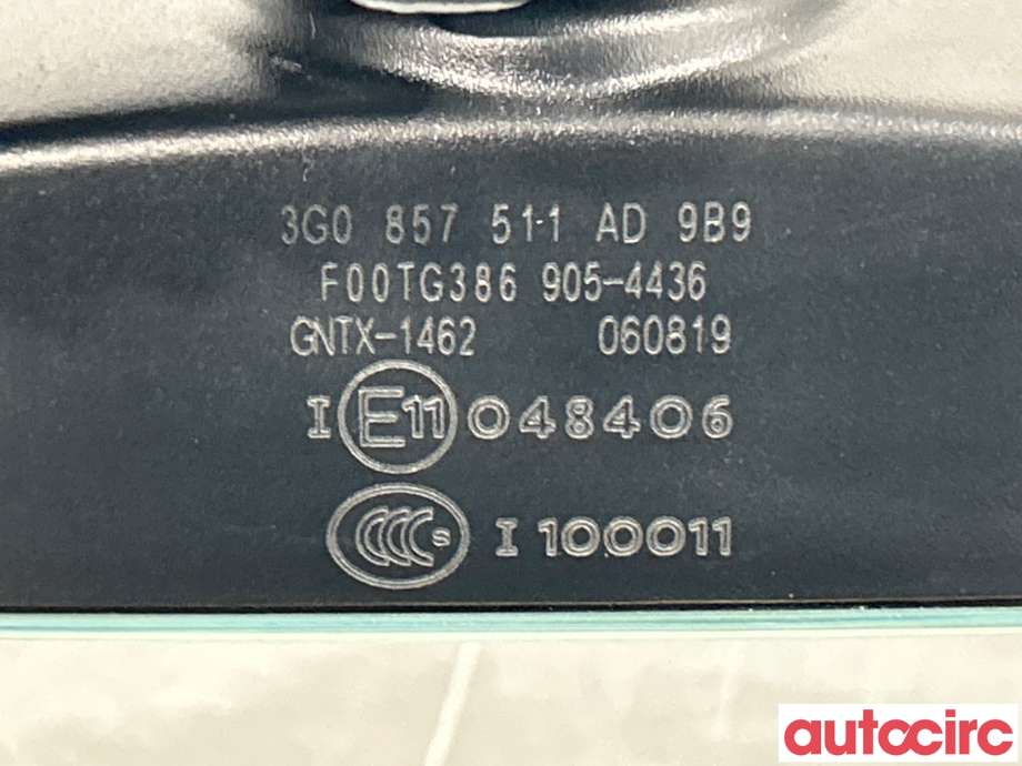 Speil innvendig til VW Passat 2015-2019 (Fase 1) (B8) (B8) (VOLKSWAGEN|3G0857511AD)