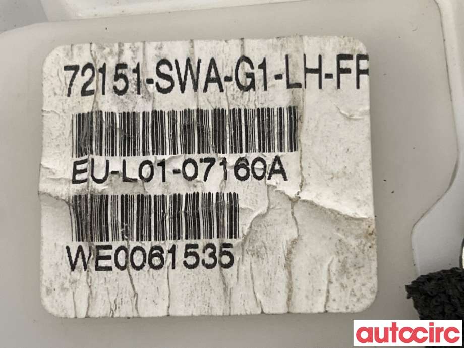 Låsekasse venstre foran til Honda CR-V 2007-2012 (Type III)  (HONDA|72150SWAG03||72151-SWA-G1)