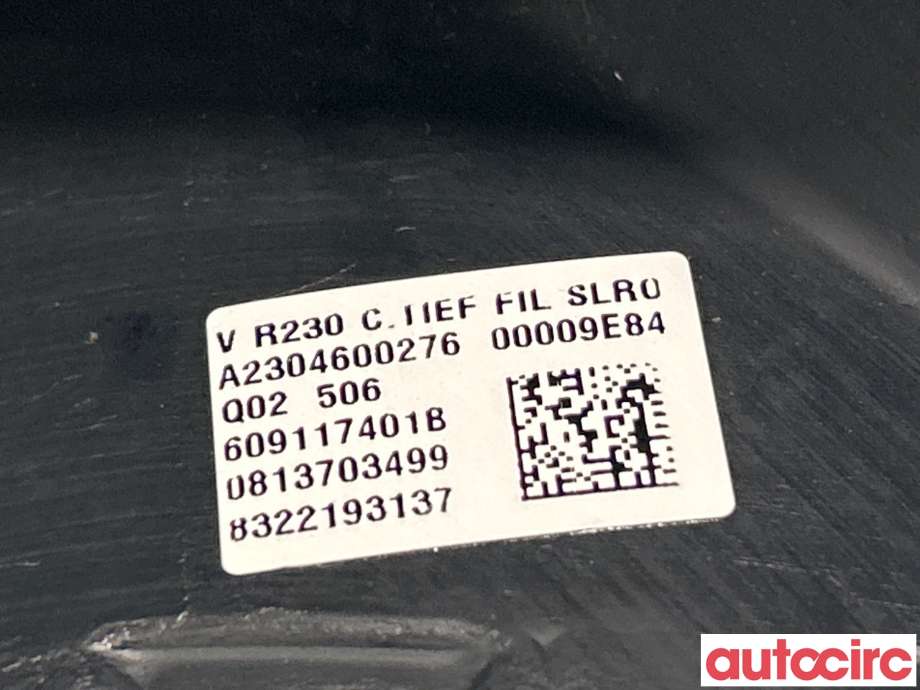 Ratt til Mercedes SLK 2005-2011 (R171) (R171) (MERCEDES|A2304602276|A2304600276)